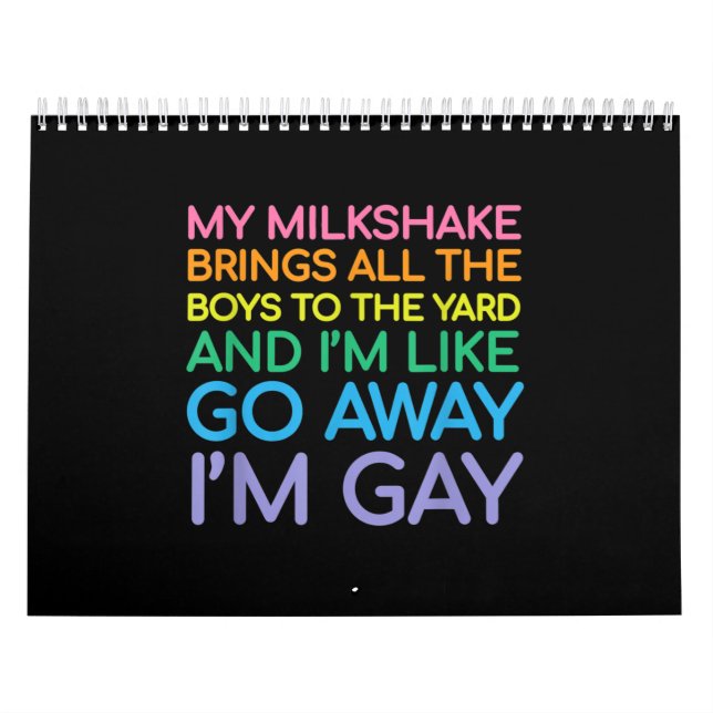 Calendrier Lesbian flag gay pride Rainbow (Protection)
