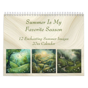 Calendrier L'été est ma saison préférée