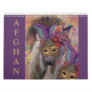 Calendrier Lévrier Afghan 2025