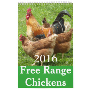 Calendrier libre des poulets 2016 de gamme