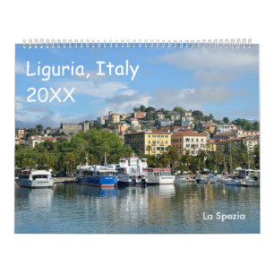 Calendrier Ligurie 12 mois, Italie
