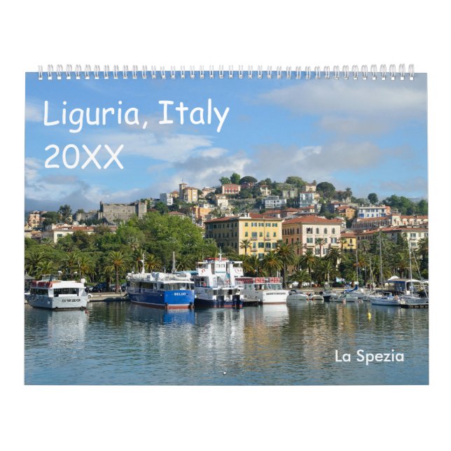 Calendrier Ligurie 12 mois, Italie (Protection)