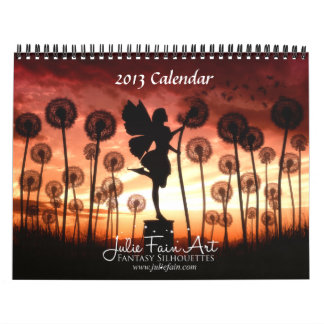 Calendrier L'imaginaire trop heureux de Julie silhouette le