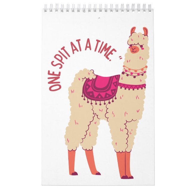 Calendrier llama calendar  (Protection)