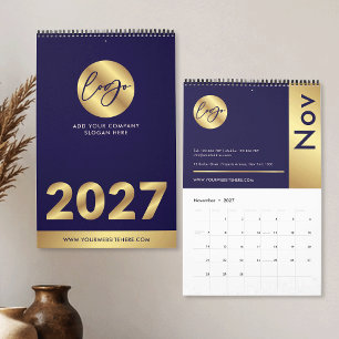 Calendrier Logo de la société Navy & Gold Marketing 2027