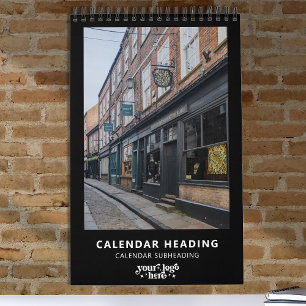 Calendrier Logo d'entreprise Simple Moderne Minimaliste Promo