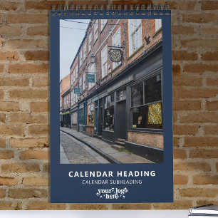 Calendrier Logo d'entreprise Simple Moderne Minimaliste Promo