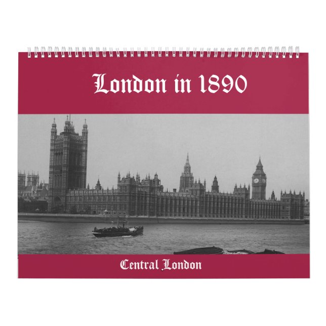 Calendrier Londres 1890 (Protection)