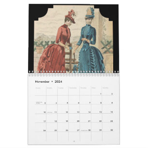 Calendrier Londres Grande-Bretagne style victorien de la Rena
