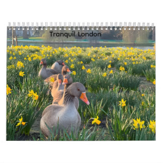 Calendrier Londres Tranquille 