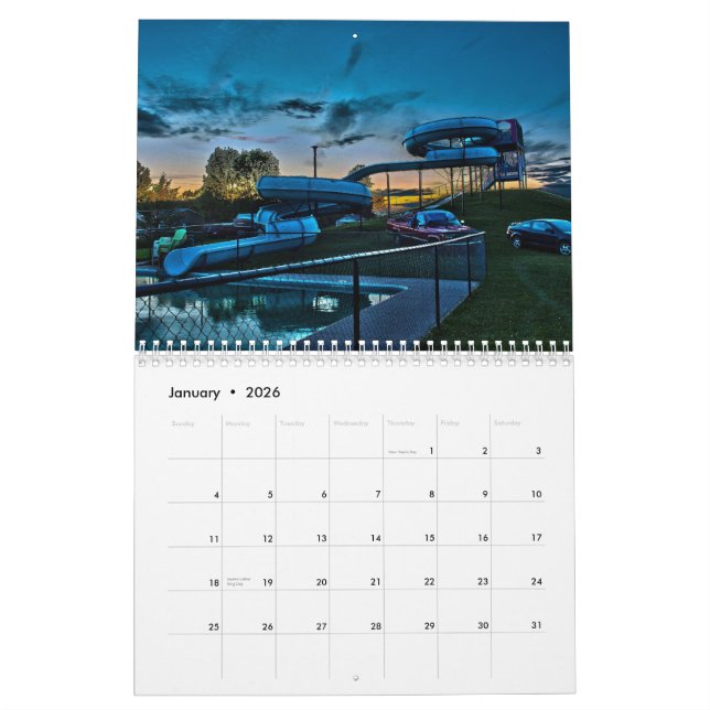 Calendrier Long Exposure Photography 2013 (Jan 2026)