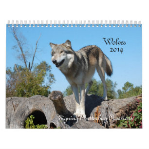 Calendrier - loups - 2014