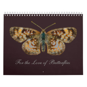 Calendrier Love Butterflies Papillons et la photographie des 