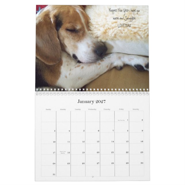 CALENDRIER LOVEMAX 2013 (Jan 2027)