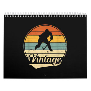 Calendrier Lover de hockey Vintage  Mon Sport Préféré Est 