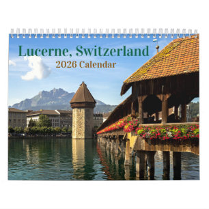 Calendrier Lucerne Suisse 2026