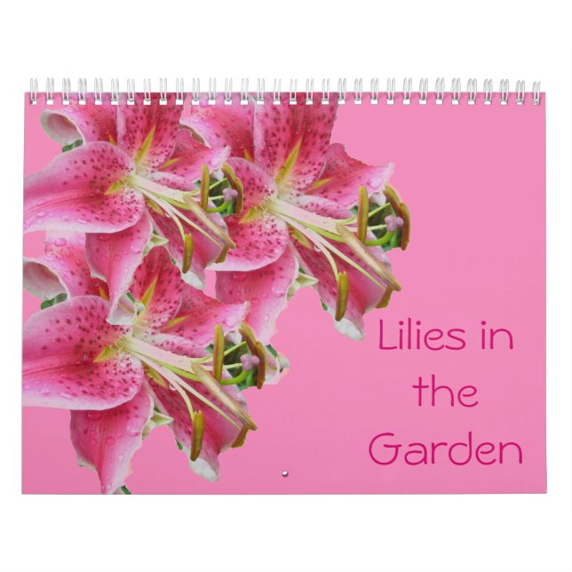 Calendrier - Lys dans le jardin (Protection)