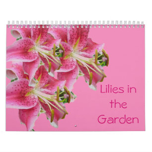 Calendrier - Lys dans le jardin