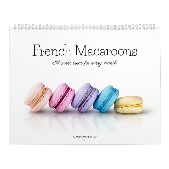 Calendrier Macarons français (Protection)