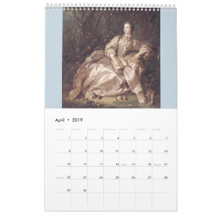 Calendrier Madame de Pompadour – Jeanne Antoinette Poisson