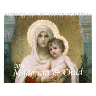 Calendrier Madonna et enfant
