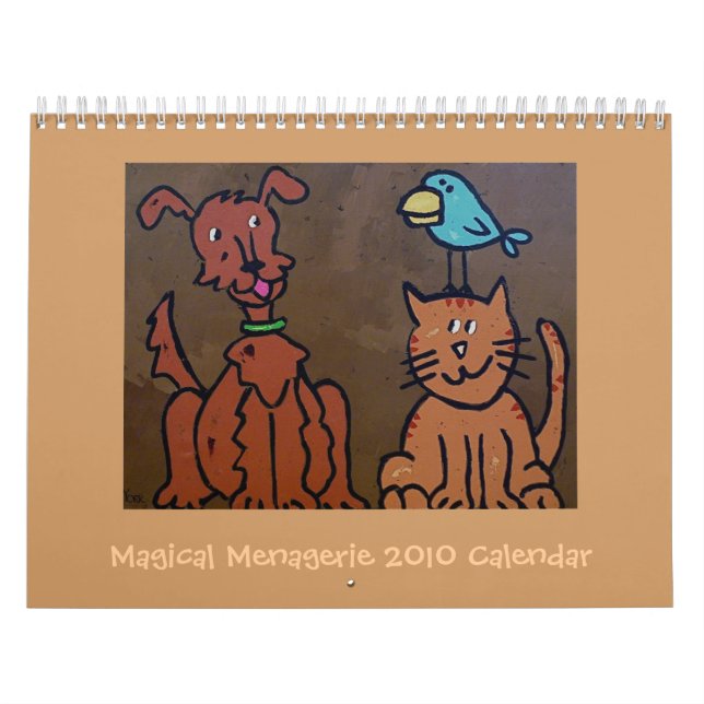 Calendrier magique de la ménagerie 2010 (Protection)