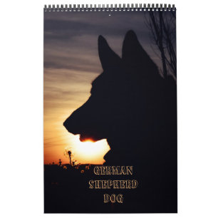 Calendrier magnifique de berger allemand