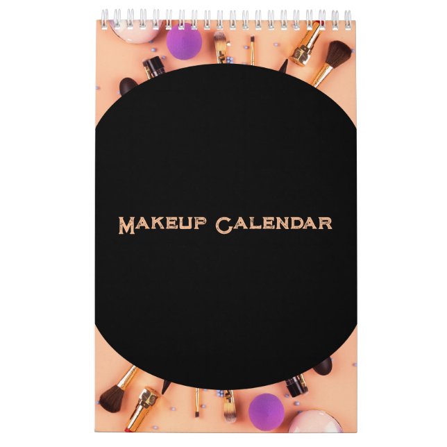 Calendrier makeup Calendar  (Dos)