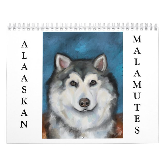 Calendrier Malamute d'Alaska (Protection)