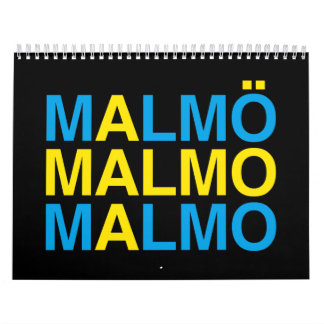 Calendrier MALMO Swedish Flag