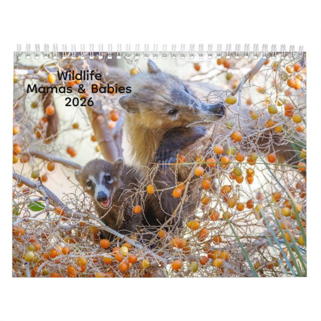 Calendrier Mamas & Little Ones: A 2026 Wildlife Calendar (Protection)