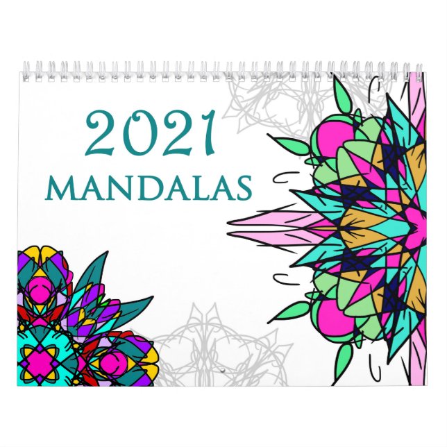 Calendrier Mandalas celtiques colorés (Protection)