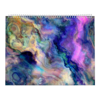 Calendrier Marbre coloré