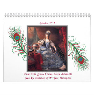 Calendrier marie Antoinette