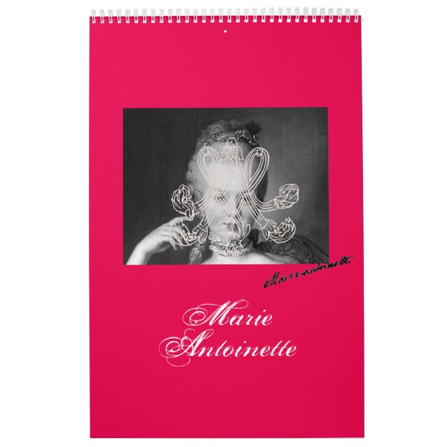 Calendrier Marie-Antoinette - Marie Antoinette (Protection)
