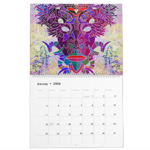 Calendrier Maskyrinth de Lin Tarczynski pour 2026