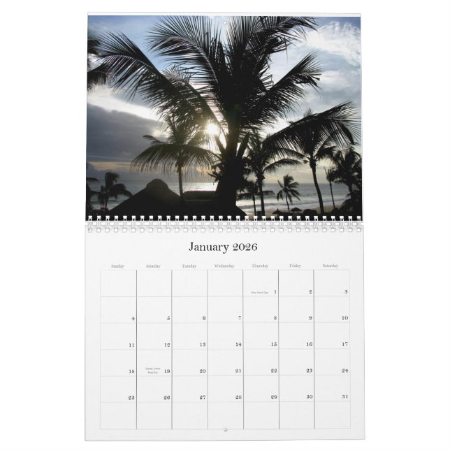Calendrier Mazatlan Mexique (Jan 2026)