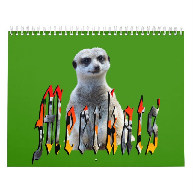 Calendrier Meerkats Avec Style Australian Holidays 2019, (Protection)