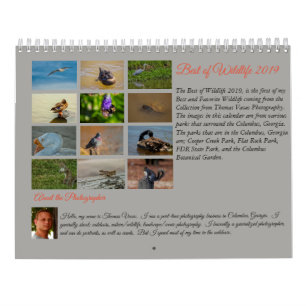 Calendrier Meilleur de la faune 2019