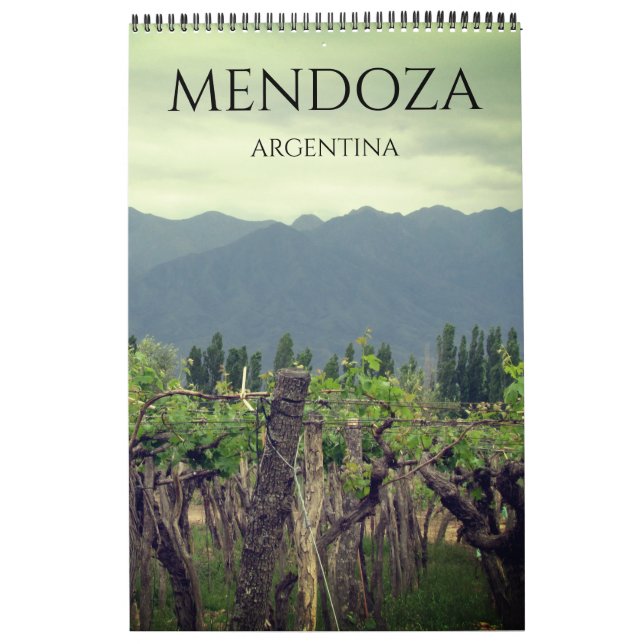 Calendrier mendoza argentina voyage (Protection)