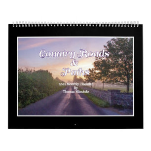 Calendrier mensuel des routes et chemins de campag