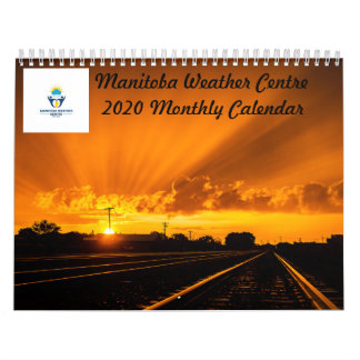 Calendrier mensuel du Centre météorologique du Man