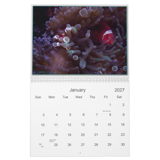 CALENDRIER MERVEILLES DESSOUS (Jan 2027)