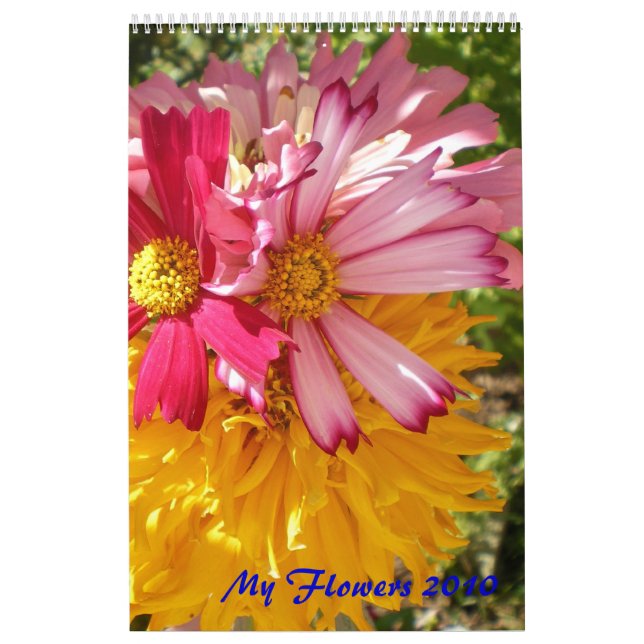 Calendrier Mes fleurs (Protection)