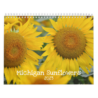 Calendrier Michigan Sunflowers