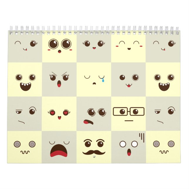 Calendrier Mignonne face (Protection)