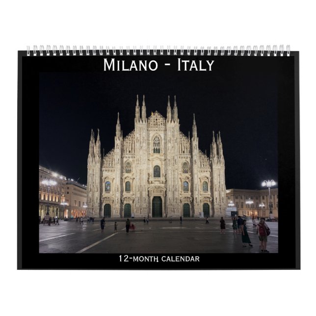 Calendrier Milano moderne et antique - Italie - photo (Protection)