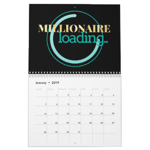 Calendrier Millionnaire chargeant 2019 avec des vacances