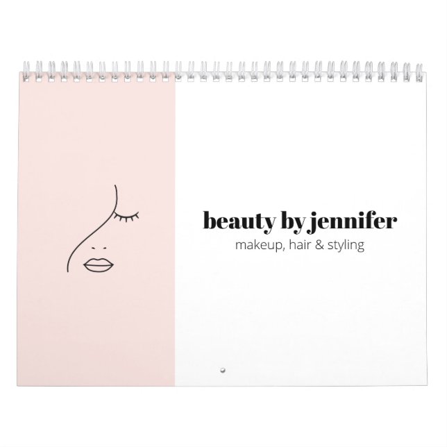 Calendrier Mini-esthétique Visage Logo Maquillage Artiste Ros (Protection)