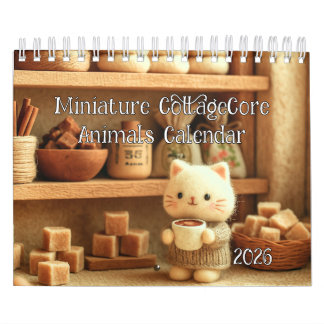 Calendrier Miniature CottageCore Animal